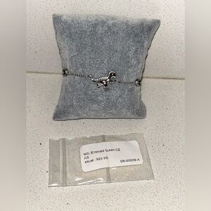 ADORABLE Tiny Dino 🦖.925 Sterling Bracelet